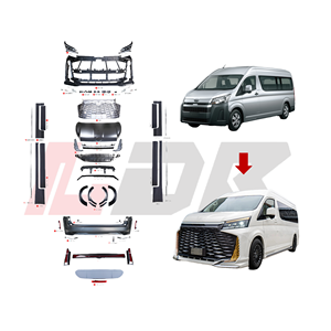 Kit de Carrocería de Alta Calidad para Hiace 2019, Actualización a Parachoques Facelift Lexus LM Grandia Granace 2025 y Faros LED <span class=keywords><strong>Kaiser</strong></span> Crown - Product Image 3