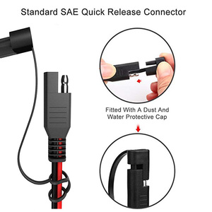 汽车香烟适配器至2针SAE连接器电缆12V-36V 2芯5A-30A公插头点烟器SAE延长电缆 - Product Image 5