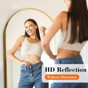 Espejo Arqueado de Cuerpo Entero 63.6x20.6 con Marco de Aluminio, Diseño Minimalista Hecho a Mano para Dormitorio, Vestidor, Sala de Estar - Product Image 2