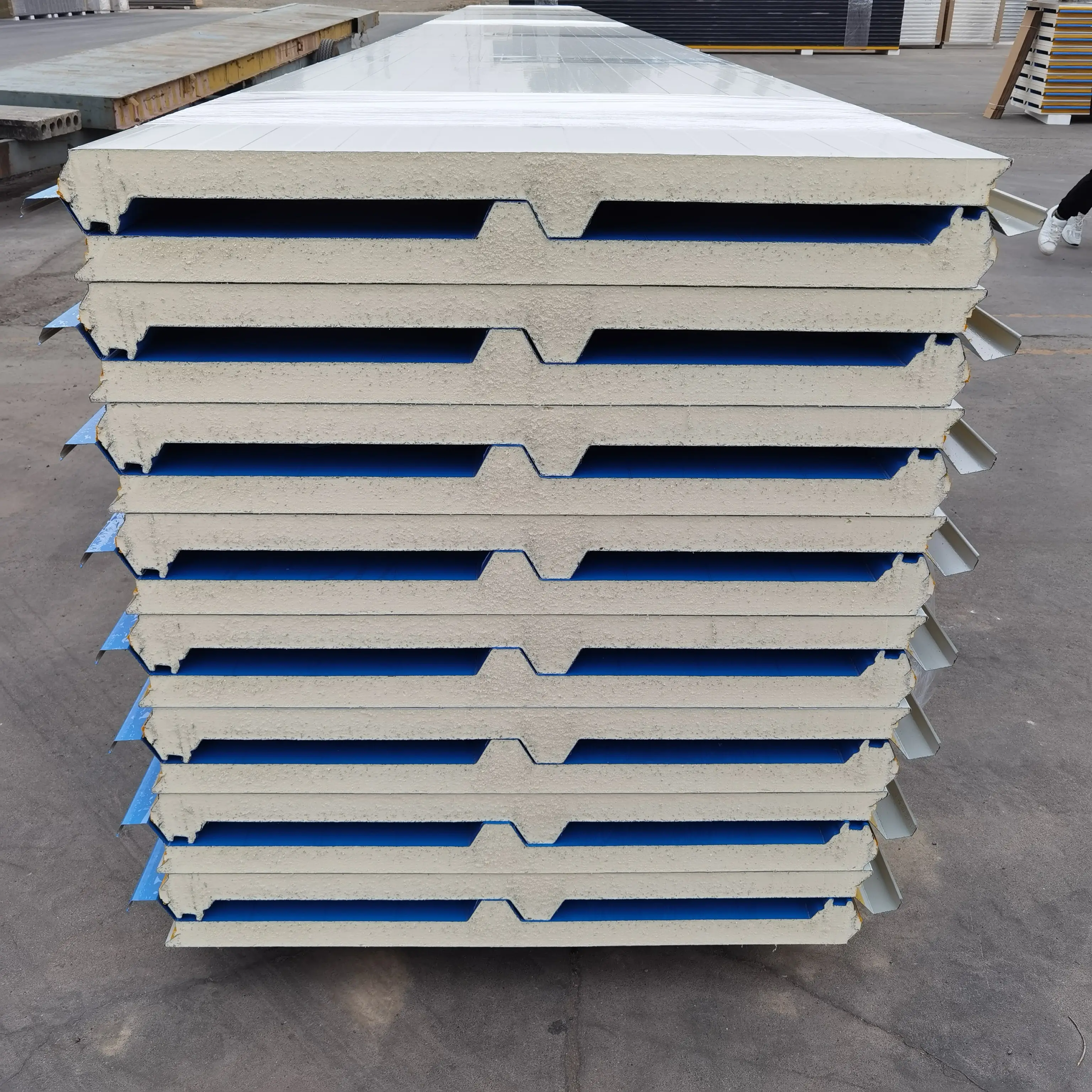 Geluiddichte Geïsoleerde Staal 50Mm Pir Sandwich Panel Isolatie Polyurethaan