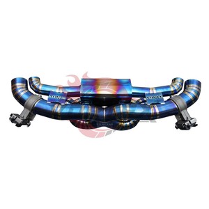 Sistema de escape Vortex Racing Burnt Blue Titanium para Porsche 992 Carrera 3.0L Flat Six Turbo, piezas de modificación de sonido. - Product Image 5