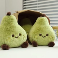 Boneka Gantung Bentuk Buah Pir Lucu, Mainan Dekorasi Tas, 6x5x8cm, Unisex, Merek LinKong