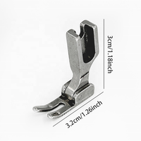 Pied presseur plat étroit P58N pour machine à coudre industrielle et domestique, pièce en acier pour vêtements, neuf