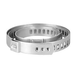 Abrazadera de junta Cv de acero inoxidable Abrazadera de manguera de tubo de oreja única Abrazadera continua de bota Cv para tubería - Product Image 3