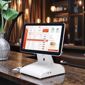 Nueva Caja Registradora Todo en Uno de 15 Pulgadas con Pantalla Táctil Capacitiva, Pantalla LED para Clientes, Lector de Tarjetas <span class=keywords><strong>Sin</strong></span> <span class=keywords><strong>Contacto</strong></span> - Modelo OEM I7 - Product Image 1