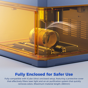 ملحقات النقش بالليزر ثلاثية الوظائف من سكولفان آي كيوب ألترا بي إيه سي للنقش على الأجسام الأسطوانية والعلب - Product Image 6