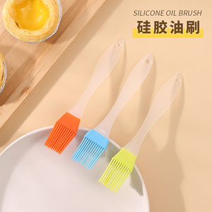 <b>Silicone</b> Oil Brush For <b>Baking</b> Barbecue Grill Air Fryer Dishwasher Safe Oven Safe Pink Orange Yellow Green Blue - Product Image 5