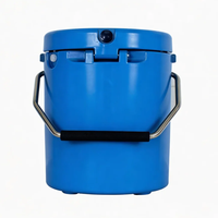 Glacière isotherme portable de haute qualité, souple, rotomoulée, en PE, étanche, avec logo personnalisé, pour promotion alimentaire, moderne, capacité 2 gallons, pour 5 jours
