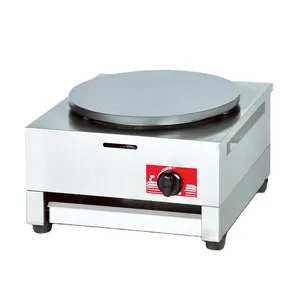 Ticari LP gaz krep makinesi sıcaklık kontrollü ev uygulama makinesi