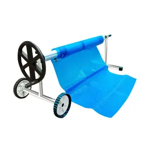 Inflatable, Leakproof swimming pool cover reel for All Ages 
