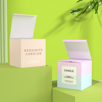 Caja de Cartón Biodegradable para Frascos de Velas, Exhibición Minorista, Caja de Papel para Frascos de Miel y Alimentos