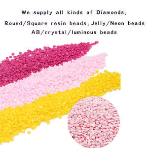 <span class=keywords><strong>DMC</strong></span> perceuse diamant 447 couleurs 2.5mm résine Art diamant peinture perceuses carrées perles seulement bricolage artisanat diamant peinture accessoires - Product Image 3