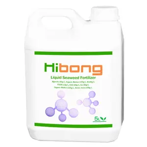 Hibong High Quality Organic NPK 15-15-15 Liquid Soluble Seaweed Fertilizer Quick Release Plant Growth Promoter