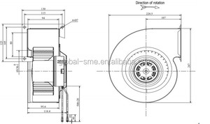 140mm Inline <strong>Air</strong> Smoke Extractor EC Forward Centrifugal <strong>Fans</strong> - Product Image 5