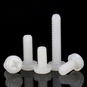 Suministro Directo de Fábrica, Tornillos de Nylon Blancos de Alta Calidad M2-M8, Sistema Métrico para Máquinas de Plástico M3 M4 M5 M6 - Product Image 2