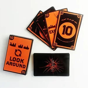 Jeu de <span class=keywords><strong>poker</strong></span> multijoueur, cartes à jouer en papier recyclable et durable, bilingue arabe-anglais - Product Image 4