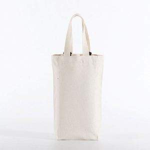 Suppler Big Waxed <b>Canvas</b> Wine <b>Bag</b> Design Fashion <b>Canvas</b> Large Tall Custom Recycled Organic Cotton Tote <b>Bag</b> for Red Wine Bottle - Product Image 5