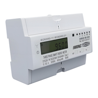 Compteur d'énergie triphasé TOMZN DTS238-7 W 10(80)A 3*230V/400V 50/60Hz sur rail DIN avec écran LCD, contrôle RS485 Modbus-RTU Classe 1