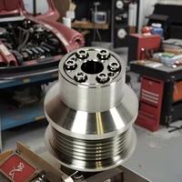 Polea de Compresor de Coche XBM XBM-25403 M111 de Acero Inoxidable Mecanizado por CNC de 70mm para Supercargador de Alto Rendimiento
