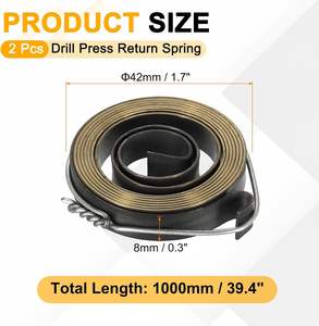 Ressort hélicoïdal plat rétractable en acier inoxydable sur mesure, à force constante, petit et robuste - Product Image 2