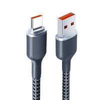Câble de données Type-C en forme de colonne romaine, tressé en tungstène doré, charge ultra-rapide PD, transfert de données, compatible avec les téléphones mobiles