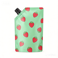 Protection de l'environnement Transparent Liquide Jus Boisson Boisson Debout Mini Paquet Sac En Plastique Stand Up Pouch Bec Poche