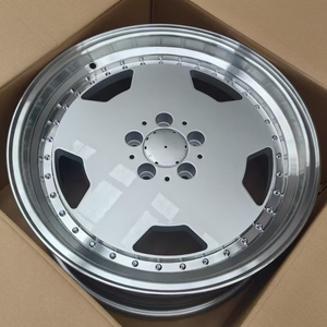 Jantes en alliage d'aluminium vintage <span class=keywords><strong>Mercedes</strong></span> de 18 pouces 5X112PCD à fond profond pour voitures particulières Benz W204 W205 W212 W207 <span class=keywords><strong>W124</strong></span> - Product Image 4
