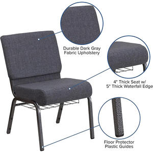 Chaises d'église en métal au design moderne avec porte-livre, option de vente en gros pour auditorium, théâtre, salle à manger, école, <span class=keywords><strong>prix</strong></span> économique - Product Image 6