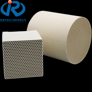 Blocco e Tubo in Ceramica di Allumina a Nido d'Ape RONGJIAN per Sistema RTO, Alta Conducibilità Termica, Uso Industriale, Servizio di Taglio - Product Image 3