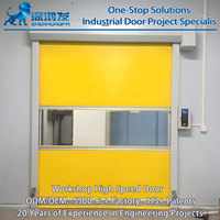 Porte rapide automatique à détection radar en PVC, volet roulant industriel pour atelier, usine chinoise