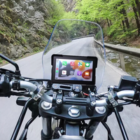 AOOCCI C7 OEM Écran sans fil 7 pouces pour moto avec CarPlay et Android Auto, étanche, sans caméra, pour la conduite à moto