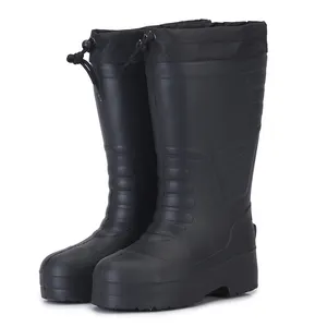 Lightweight Eva Winter Snow Warm Botas De Goma Lluvia Para La Nieve Men S Foam Working Rubber Sole Gumboots Rain Boots