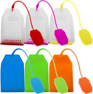 Portable Food-Grade Silicone Infusers Safe <b>Loose</b> Leaf <b>Strainer</b> Filter with Long Rope Reusable <b>Tea</b> Infuser - Product Image 1