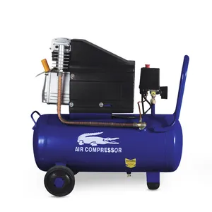 Portable 1.8kw 2.5hp 30L direct driven air compressor with wheel