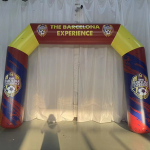 Prix d'usine, arche de course gonflable personnalisée pour événements sportifs, ligne de départ et d'arrivée, publicité gonflable colorée pour événements DLGZG - Product Image 1