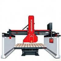 Machine de découpe de pierre à pont rotative automatique DTQ-1200 pour le traitement des blocs de granit et de marbre