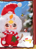 Набор плюшевых игрушек-сюрпризов Baby Three Merry Christmas Series - Оригинальный запечатанный набор из 8 коробок, милые украшения для елки BB3, рождественский подарок