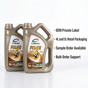 น้ำมันเครื่องสังเคราะห์ 5W30 เทคโนโลยีสังเคราะห์ API SL สำหรับรถยนต์เบนซิน OEM แบรนด์ส่วนตัว 4 ลิตร 5 ลิตร - Product Image 2