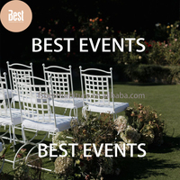 Chaises pliantes en métal antique durables pour jardin, chaises de patio extérieures