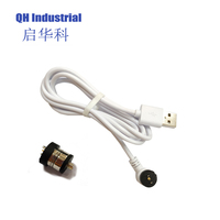 Conector Magnético Pogo Pin de 2 Pines Macho y Hembra para Cable de PCB, Cargador de Energía, Conector USB para Tablet, Laptop, Anillo Inteligente, Dron