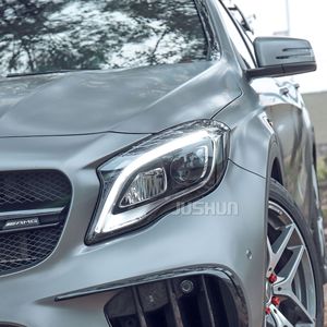 Ensemble de phares Mercedes-Benz GLA, feux de jour à LED, clignotants, lentilles, version haut de gamme 2015-2019 - Product Image 1