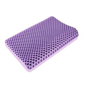 Oreiller de soutien cervical rectangulaire moderne en gel rafraîchissant et respirant, non toxique, lavable, idéal pour l'été, couleur unie - Product Image 5