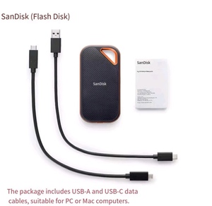 New 2TB cho Sandisk E30 di động SSD ổ cứng <span class=keywords><strong>USB</strong></span> giao diện 480GB 520M bên ngoài trạng thái rắn đĩa cho Máy Tính Xách Tay PC - Product Image 3