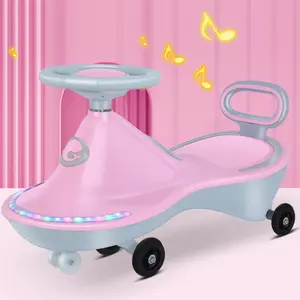 Prachtige Buggy Licht Muziek Kinderen Twist Baby Rit Op Swing Auto