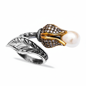 Bague en argent Sterling 925 pour femme, bijou fait à la main, style otom, nouvelle collection, vente en gros - Product Image 2