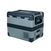 Congélateur Réfrigérateur DC Compresseur pour Voiture 33L Réfrigérateur Camping Portable 12 Volt CE 12 V Gris Petite Glacière pour Voiture 30W PP ABS