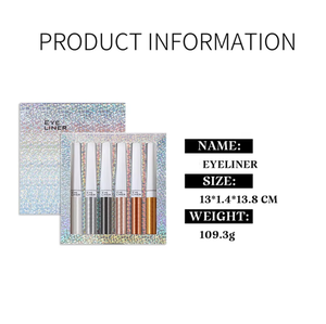 Nouveauté : Eyeliner magnétique <span class=keywords><strong>transparent</strong></span> à paillettes blanches minérales, résistant à l'eau, naturel, vente en gros, échantillon gratuit, fournisseur de marque privée - Product Image 4