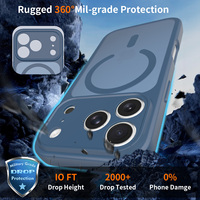 Coque Magnétique de Luxe Antichoc Effet Mat pour iPhone 17 16 15 Pro Max – Vente en Gros