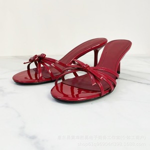 Zapatos de Tacón para Mujer al por Mayor, Zapatos Tipo Mule con Lazo, Tacones de Calidad para Mujer 2025 - Product Image 5