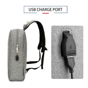 Puerto de carga USB de gran capacidad multicapa de alta calidad, mochila informal de moda para ordenador de negocios, logotipo personalizado para bolsas de mamá - Product Image 4